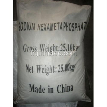 Hexamétaphosphate de sodium de qualité industrielle SHMP 68%